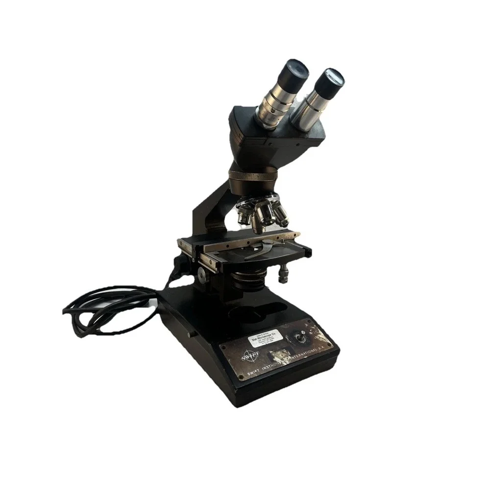 Swift Binocular Biological Medical Microscope-3 Lenses #693169- + Leitz- VTG